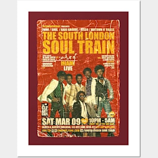 POSTER TOUR - SOUL TRAIN THE SOUTH LONDON 68 Posters and Art